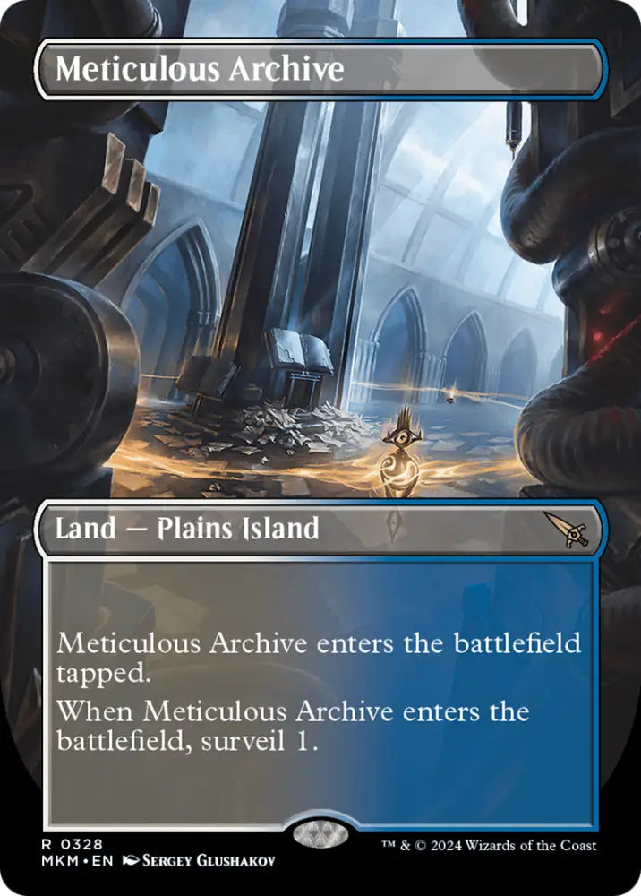 Meticulous Archive (Borderless) [Murders at Karlov Manor] - MTG Single