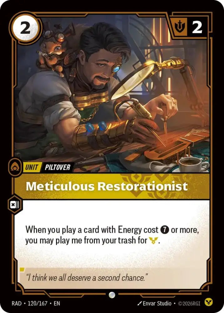 Meticulous Restorationist (120/167) [Radiance]