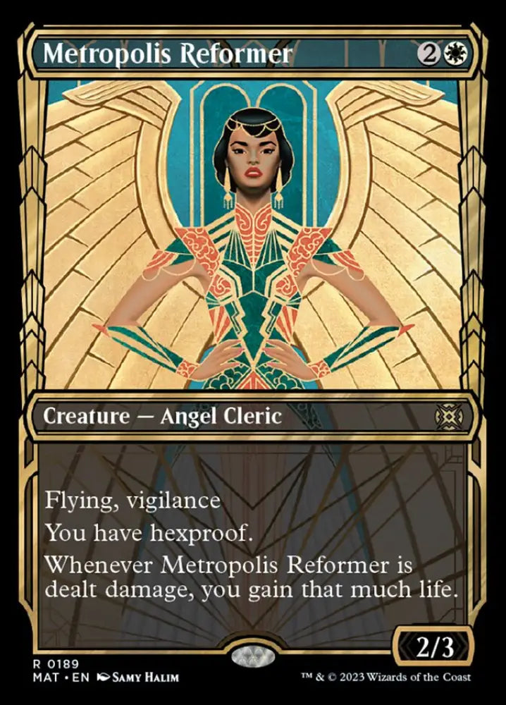 Metropolis Reformer (Showcase Halo Foil) [March of the Machine: The Aftermath] - MTG Single