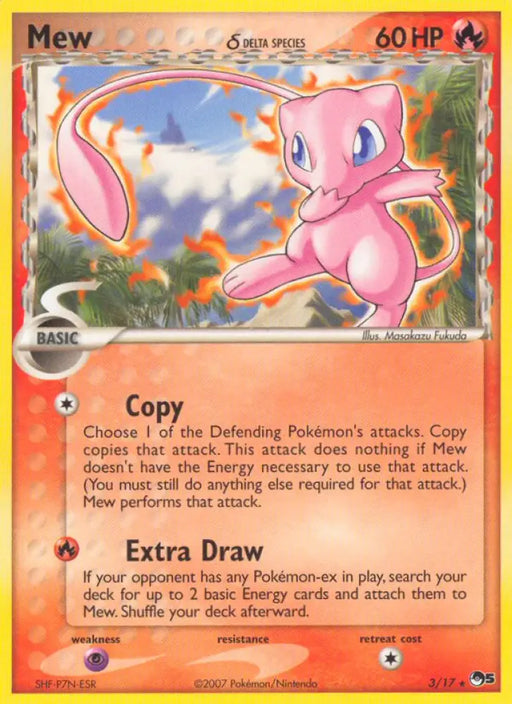Mew (3/17) (Delta Species) [POP Series 5] - Pokemon Single