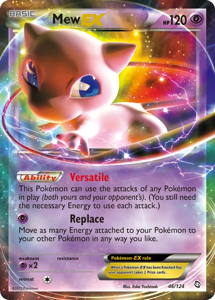 Mew EX (46/124) [Black & White: Dragons Exalted] - Pokemon Single