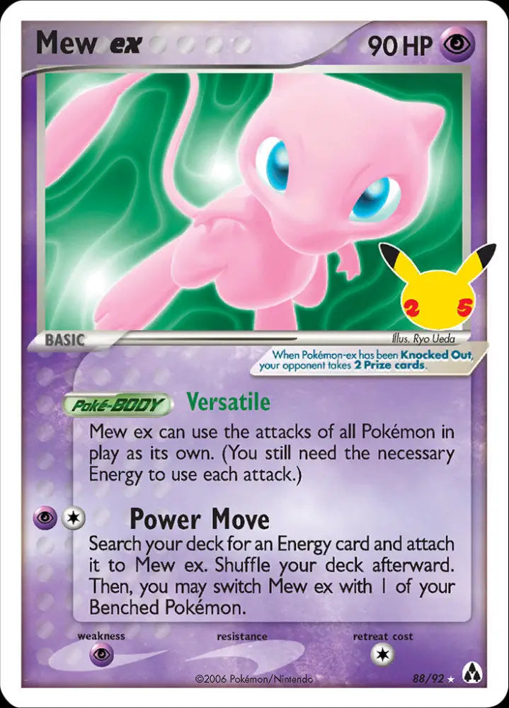 Mew ex (88/92) [Celebrations: 25th Anniversary - Classic Collection] - Pokemon Single