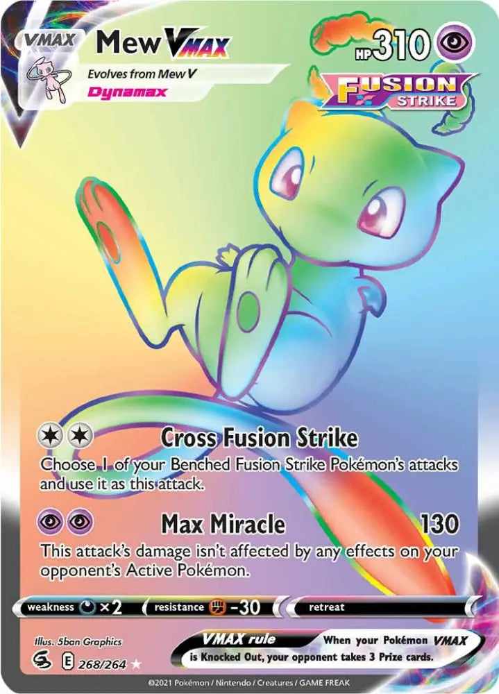 Mew VMAX (268/264) [Sword & Shield: Fusion Strike] - Pokemon Single