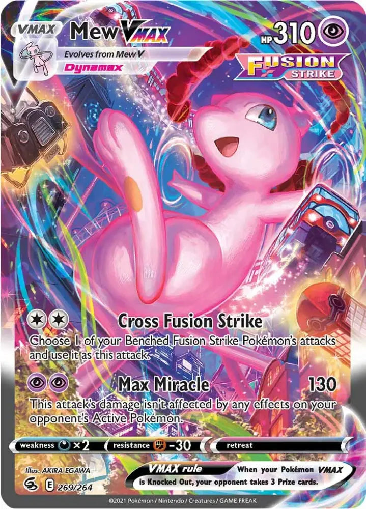 Mew VMAX (269/264) [Sword & Shield: Fusion Strike] - Pokemon Single