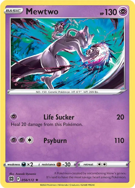 Mewtwo (056/172) [Sword & Shield: Brilliant Stars] - Pokemon Single