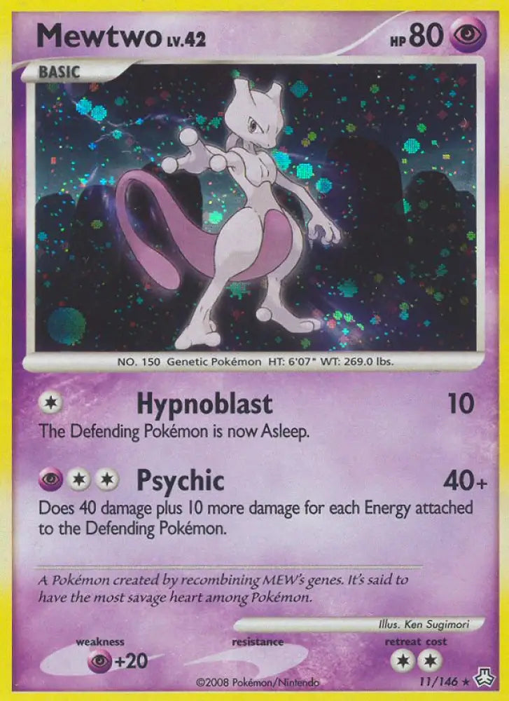 Mewtwo (11/146) [Diamond & Pearl: Legends Awakened] - Pokemon Single