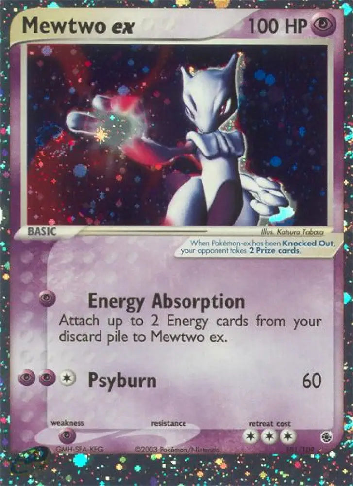 Mewtwo ex (101/109) [EX: Ruby & Sapphire] - Pokemon Single