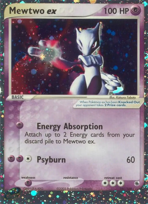 Mewtwo ex (101/109) [EX: Ruby & Sapphire] - Pokemon Single