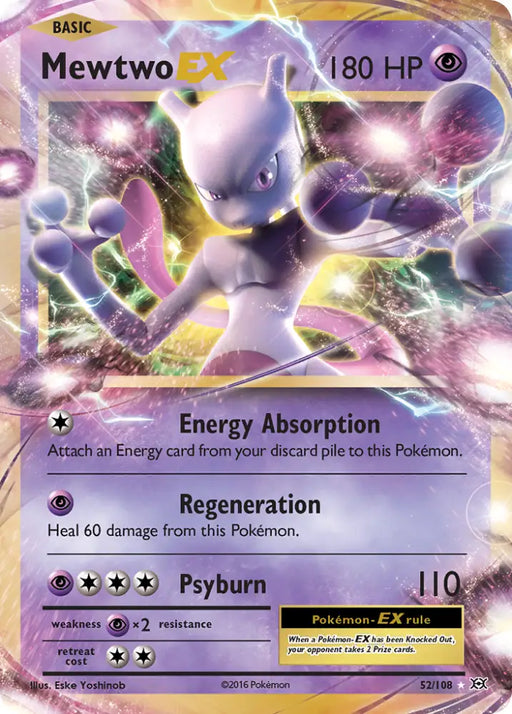 Mewtwo EX (52/108) [XY: Evolutions] - Pokemon Single