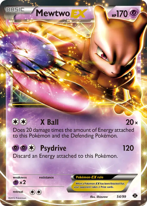 Mewtwo EX (54/99) [Black & White: Next Destinies] - Pokemon Single