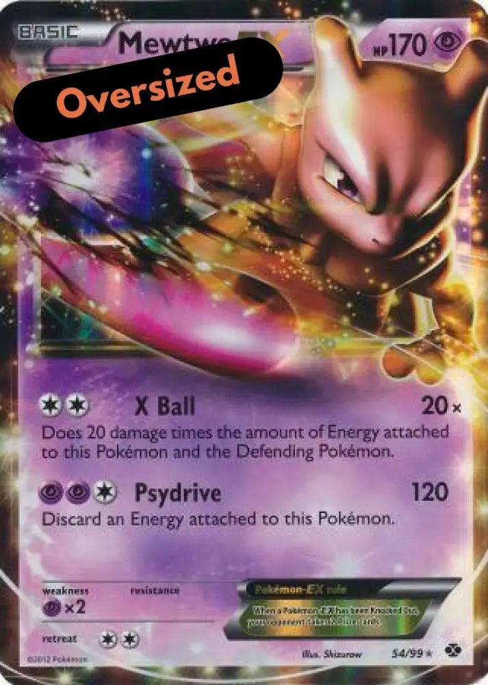 Mewtwo EX (54/99) (Jumbo Card) [Black & White: Next Destinies] - Pokemon Single