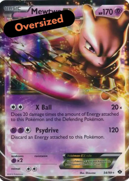 Mewtwo EX (54/99) (Jumbo Card) [Black & White: Next Destinies] - Pokemon Single
