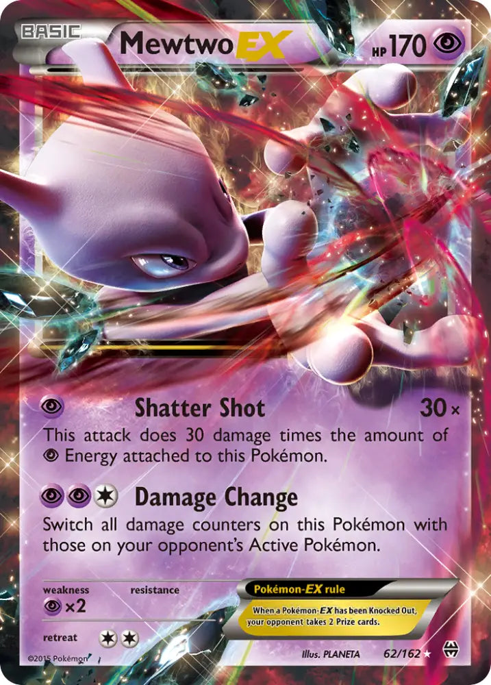 Mewtwo EX (62/162) [XY: BREAKthrough] - Pokemon Single