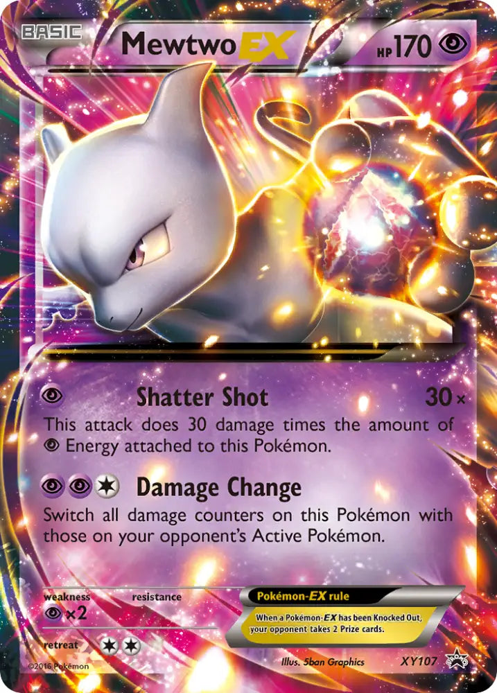 Mewtwo EX (XY107) [XY: Black Star Promos] - Pokemon Single