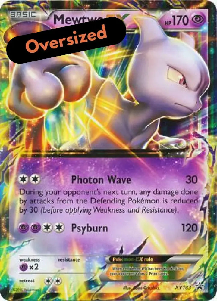 Mewtwo EX (XY183) (Jumbo Card) [XY: Black Star Promos] - Pokemon Single