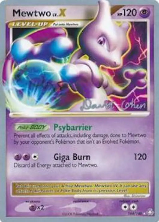 Mewtwo LV.X (144/146) (Stallgon - David Cohen) [World Championships 2009] - Pokemon Single