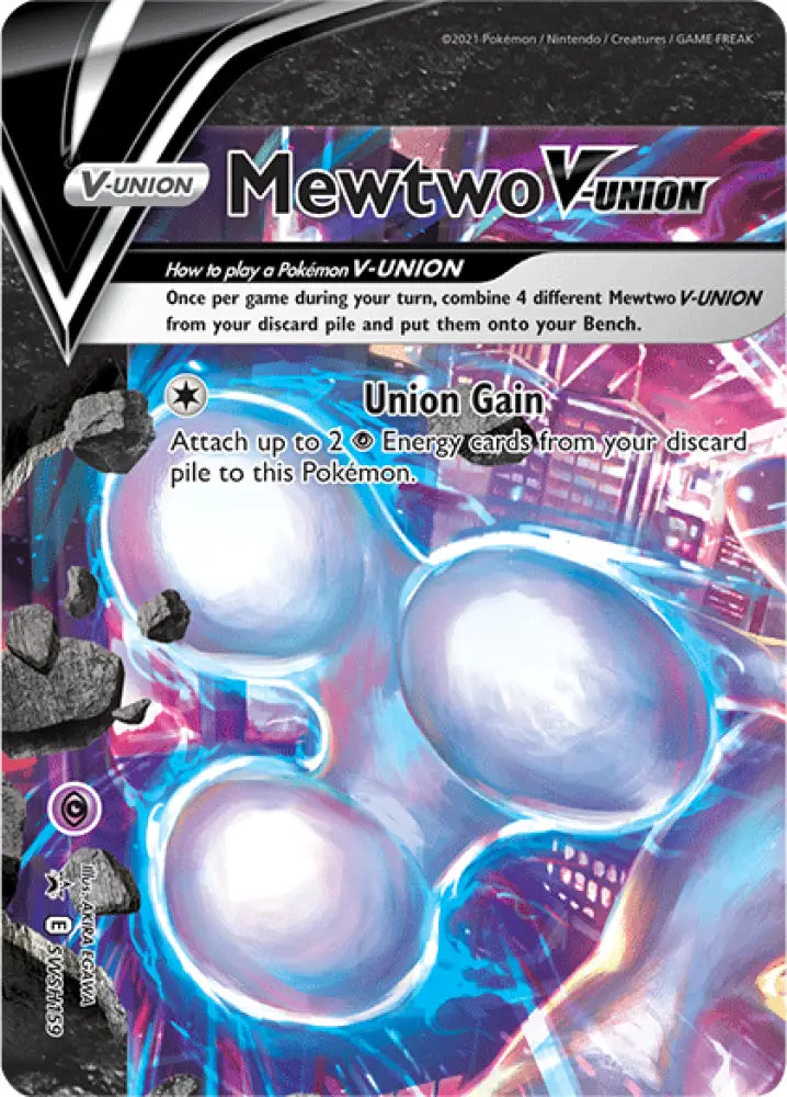 Mewtwo V-Union (SWSH159) [Sword & Shield: Black Star Promos] - Pokemon Single