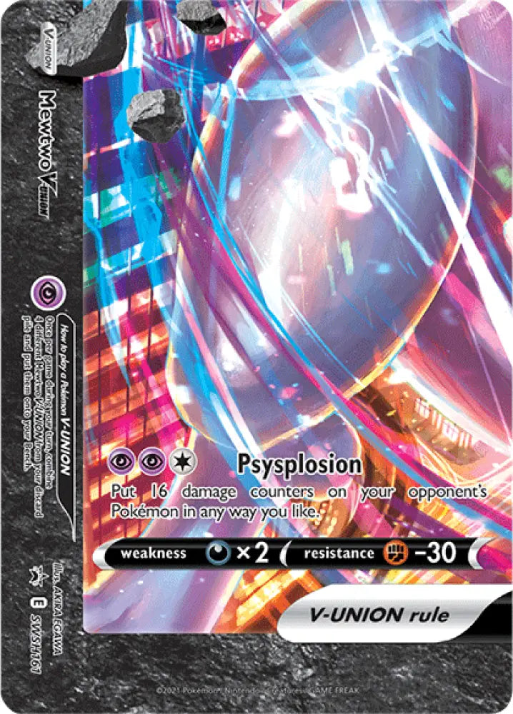 Mewtwo V-Union (SWSH161) [Sword & Shield: Black Star Promos] - Pokemon Single