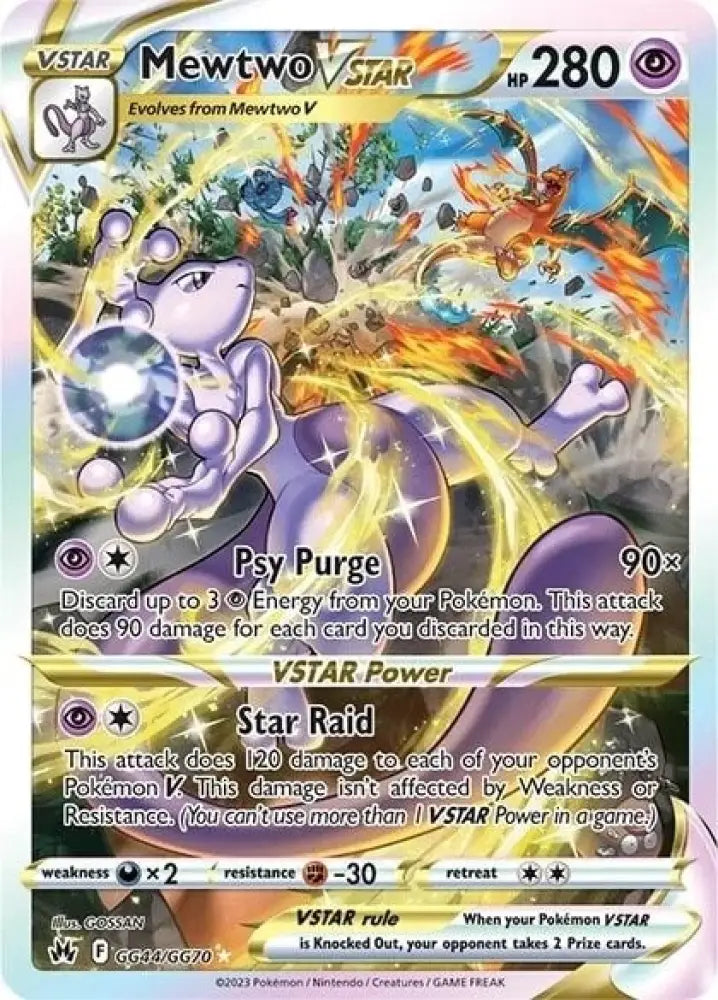 Mewtwo VSTAR (GG44/GG70) [Sword & Shield: Crown Zenith] - Pokemon Single