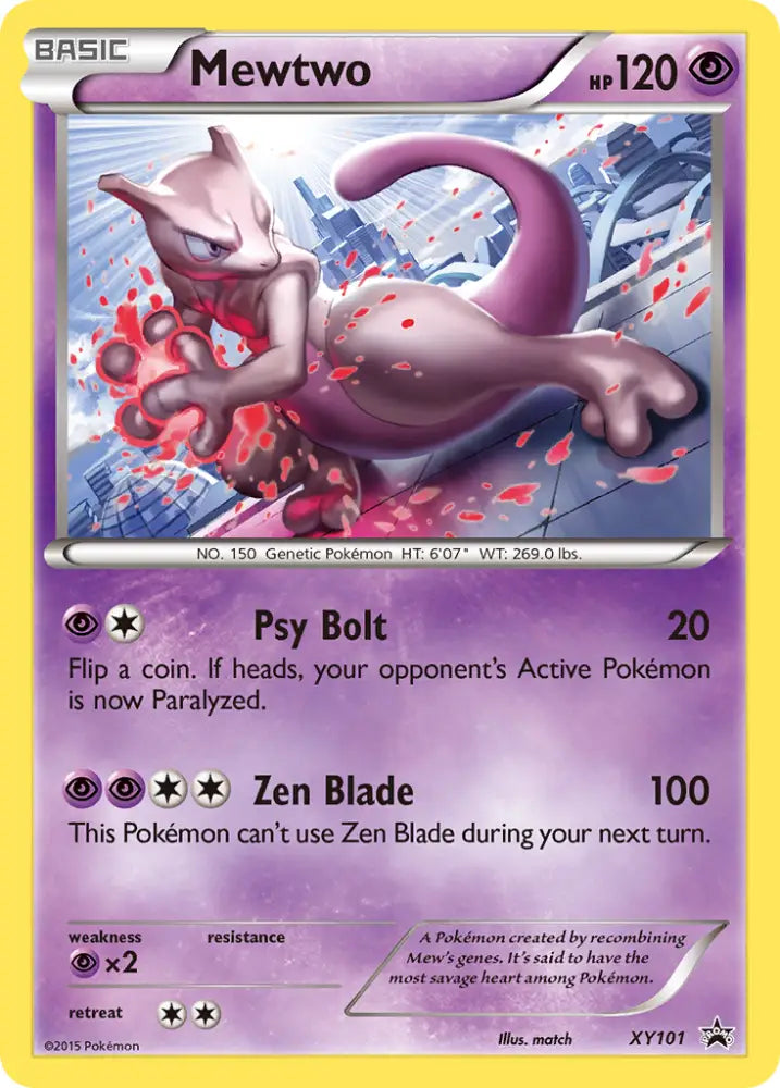 Mewtwo (XY101) [XY: Black Star Promos] - Pokemon Single