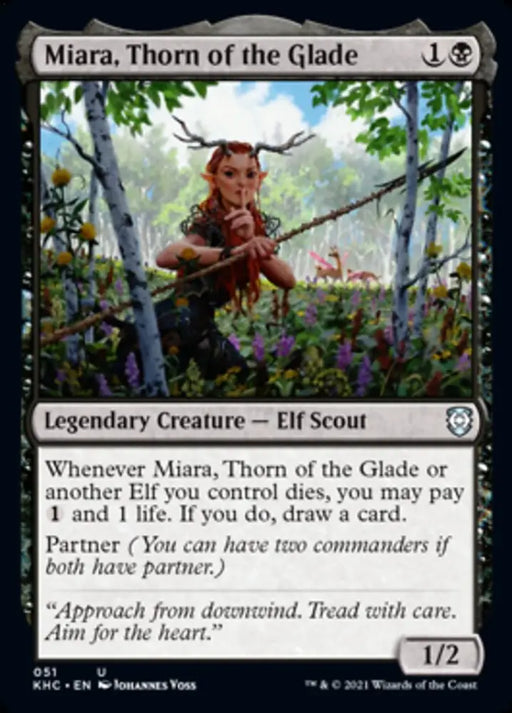 Miara Thorn of the Glade [Kaldheim Commander] - MTG Single