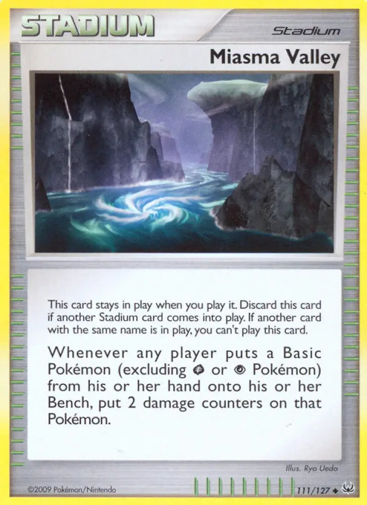 Miasma Valley (111/127) [Platinum: Base Set] - Pokemon Single