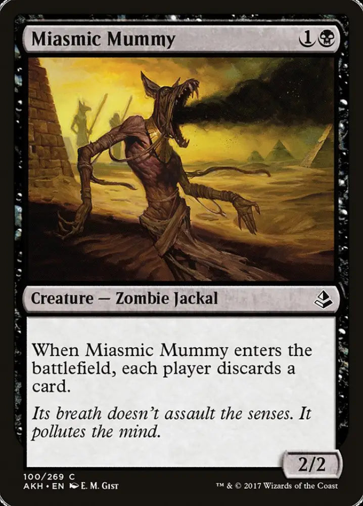 Miasmic Mummy [Amonkhet] - MTG Single