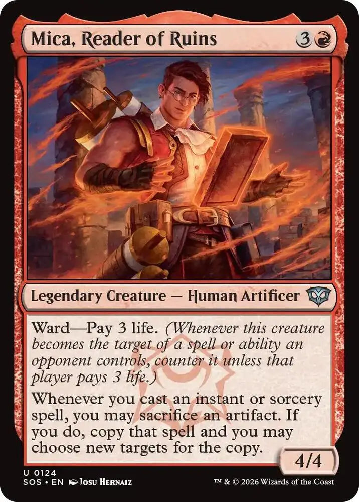 Mica, Reader of Ruins (124) [Secrets of Strixhaven]