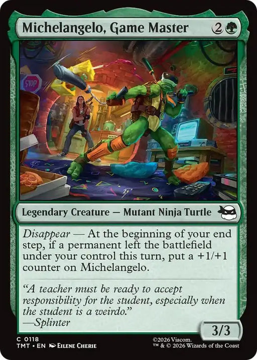 Michelangelo, Game Master (118) [Teenage Mutant Ninja Turtles]