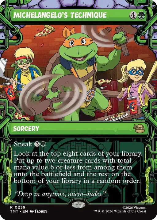 Michelangelo's Technique (Showcase) (239) [Teenage Mutant Ninja Turtles]