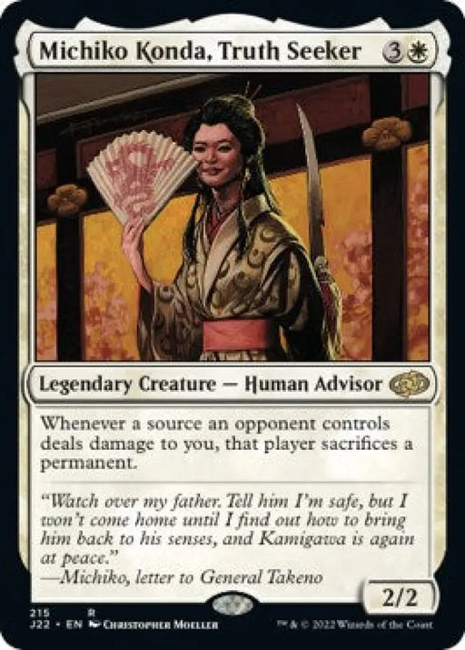 Michiko Konda Truth Seeker [Jumpstart 2022] - MTG Single