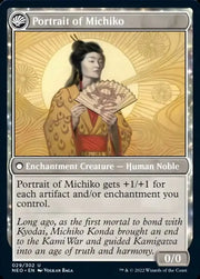 Michiko’s Reign of Truth // Portrait of Michiko [Kamigawa: Neon Dynasty] - MTG Single