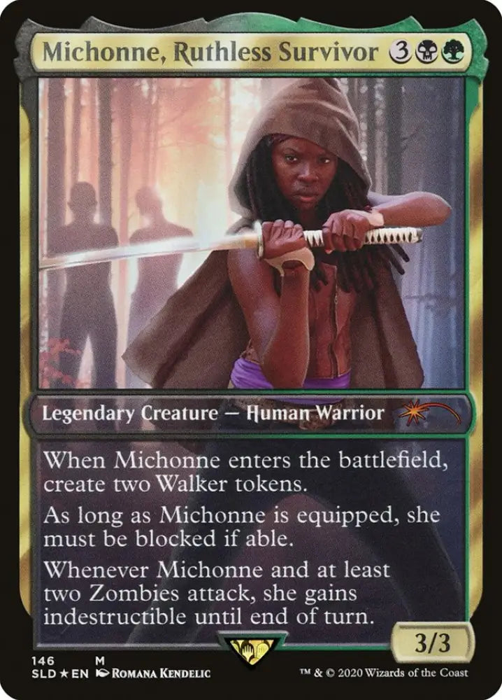 Michonne Ruthless Survivor [Secret Lair Drop Series] - MTG Single