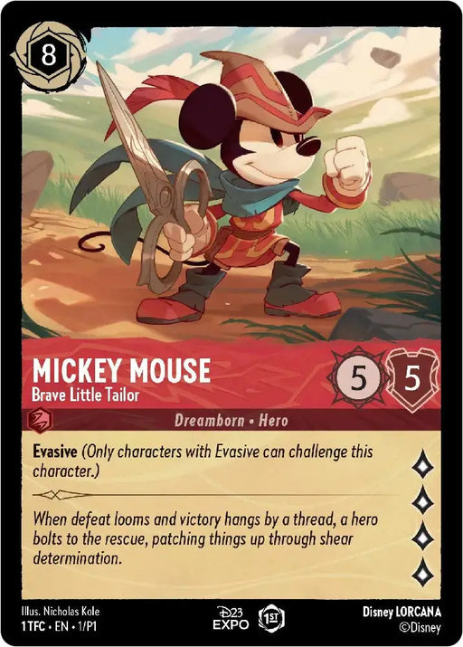 Mickey Mouse (1) [D23 Promos] - Lorcana Single