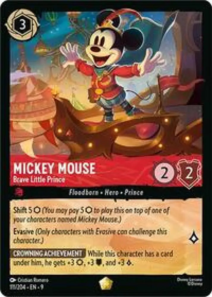 Mickey Mouse - Brave Little Prince (111/204) [Fabled]