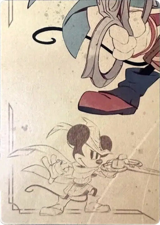 Mickey Mouse - Brave Little Tailor Puzzle Insert (Bottom Left) [The First Chapter] - Lorcana Single