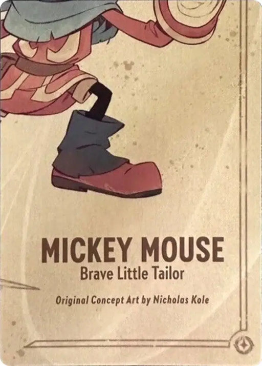 Mickey Mouse - Brave Little Tailor Puzzle Insert (Bottom Right) [The First Chapter] - Lorcana Single