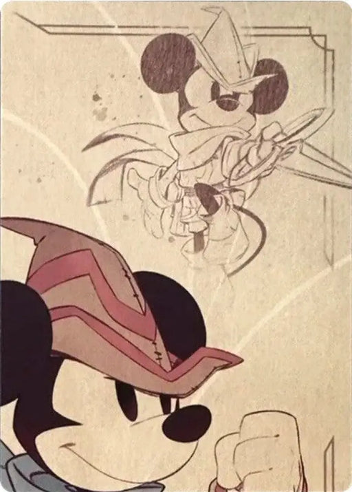 Mickey Mouse - Brave Little Tailor Puzzle Insert (Top Right) [The First Chapter] - Lorcana Single