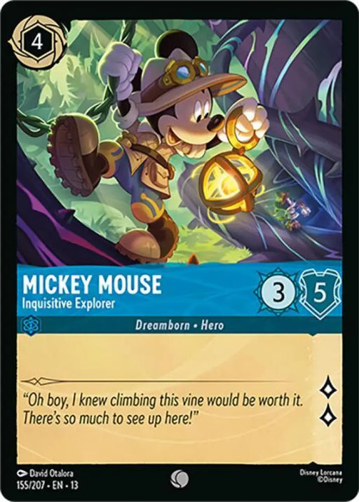 Mickey Mouse - Inquisitive Explorer (155/204) [Attack of the Vine!]