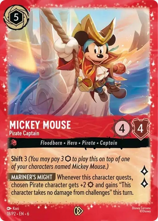 Mickey Mouse - Pirate Captain (18) [Promo Cards] - Lorcana Single