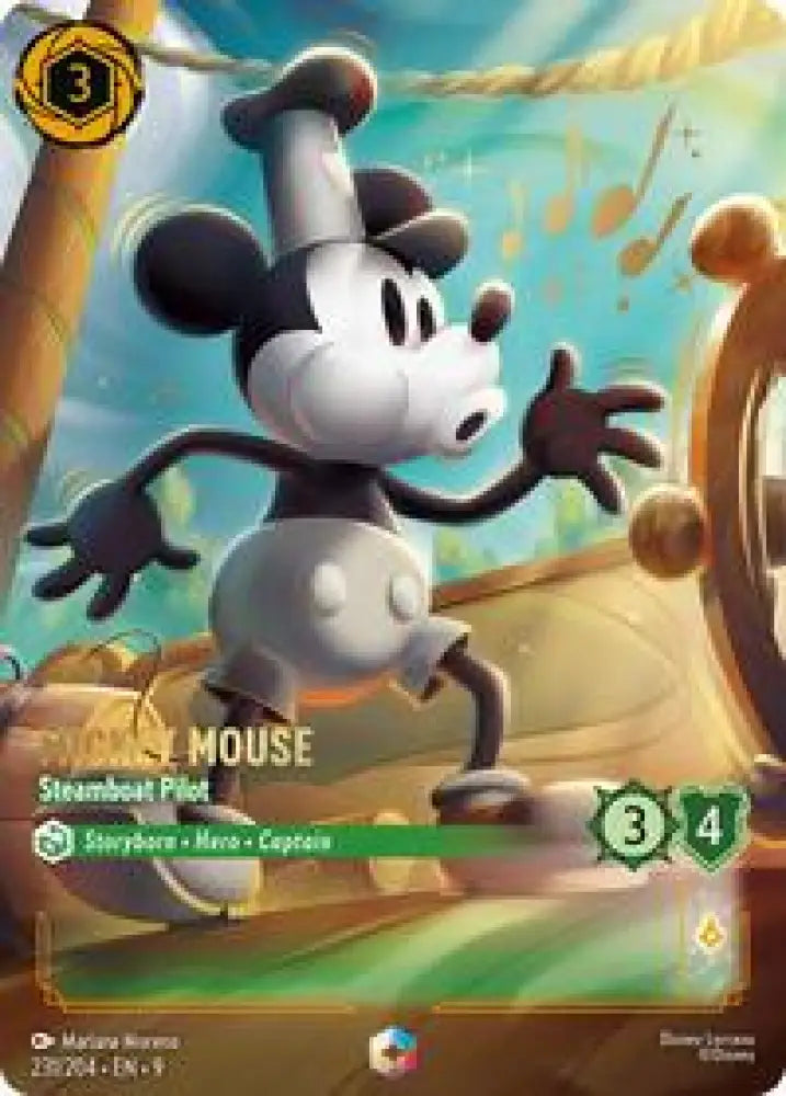 Mickey Mouse - Steamboat Pilot (Enchanted) (231/204) [Fabled]