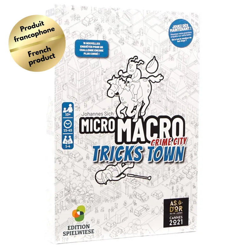 MICROMACRO: CRIME CITY - TRICKS TOWN (FR) - Board Games