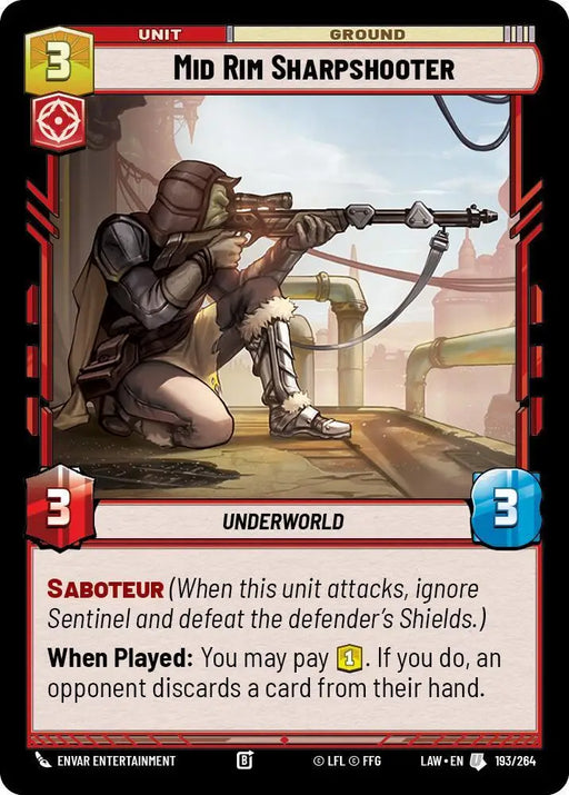 Mid Rim Sharpshooter (193/264) [A Lawless Time]