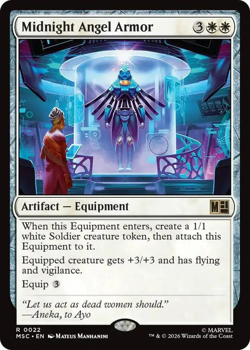 Midnight Angel Armor (Surge Foil) (22) [Marvel Super Heroes Commander]