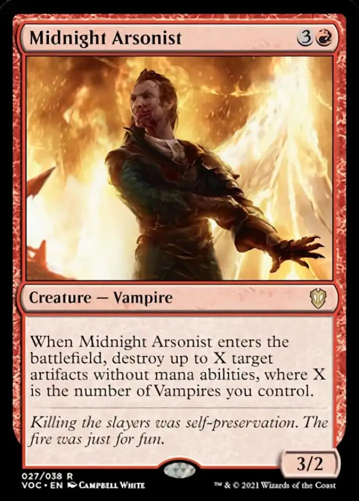 Midnight Arsonist [Innistrad: Crimson Vow Commander] - MTG Single