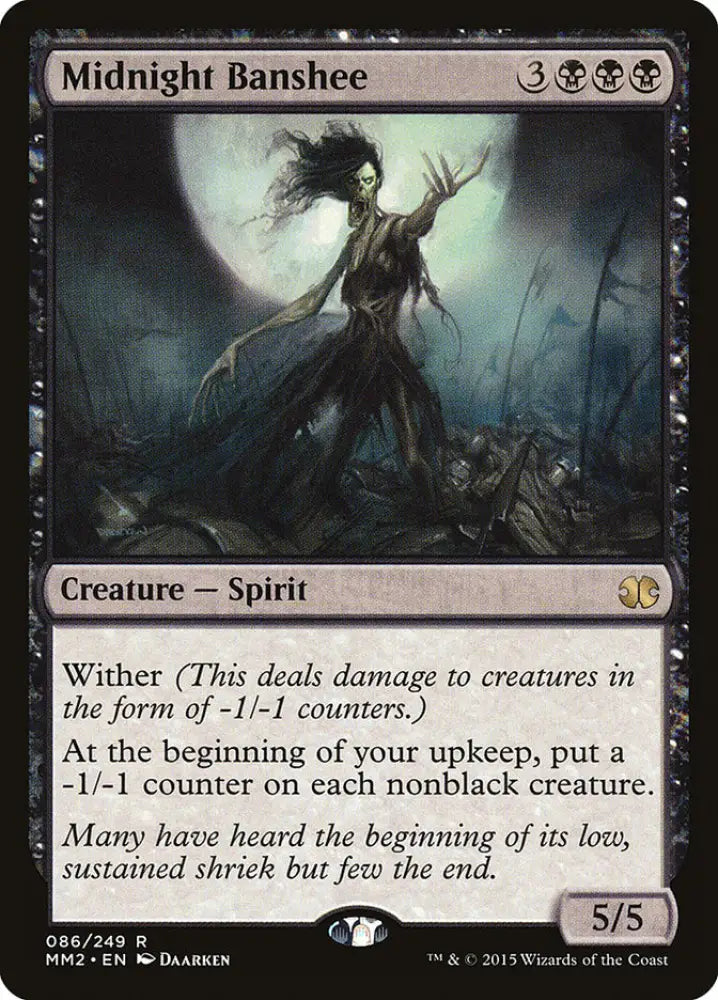 Midnight Banshee [Modern Masters 2015] - MTG Single