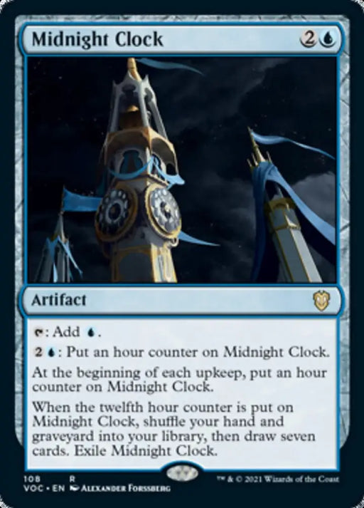 Midnight Clock [Innistrad: Crimson Vow Commander] - MTG Single