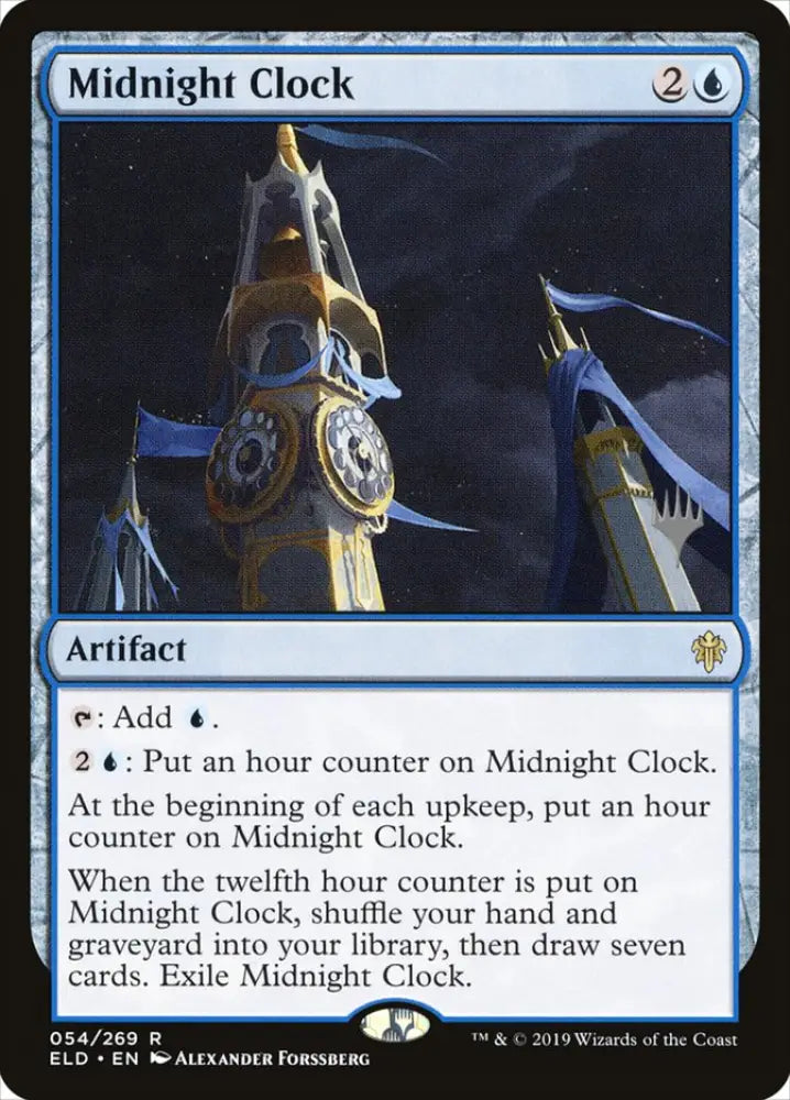 Midnight Clock (Promo Pack) [Throne of Eldraine Promos] - MTG Single