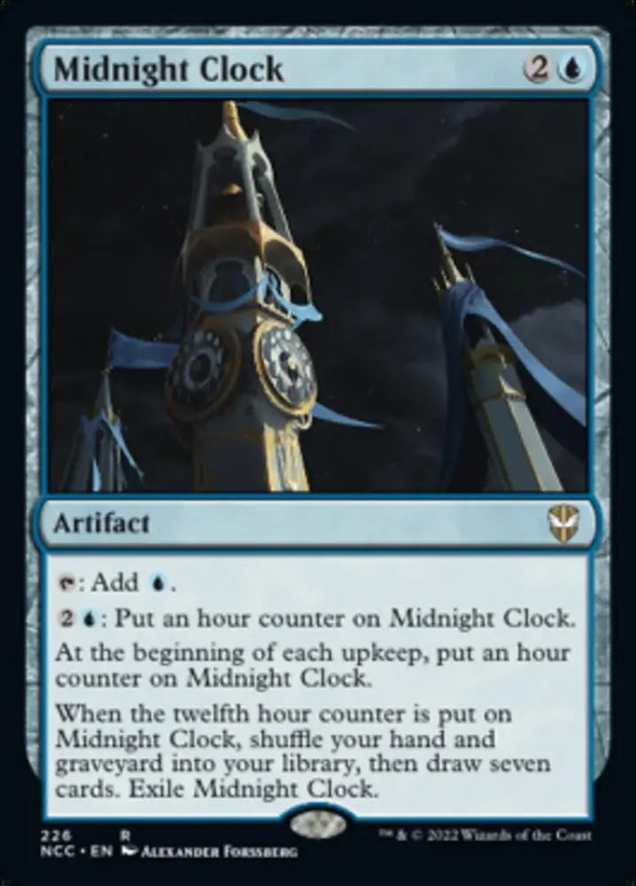 Midnight Clock [Streets of New Capenna Commander] - MTG Single