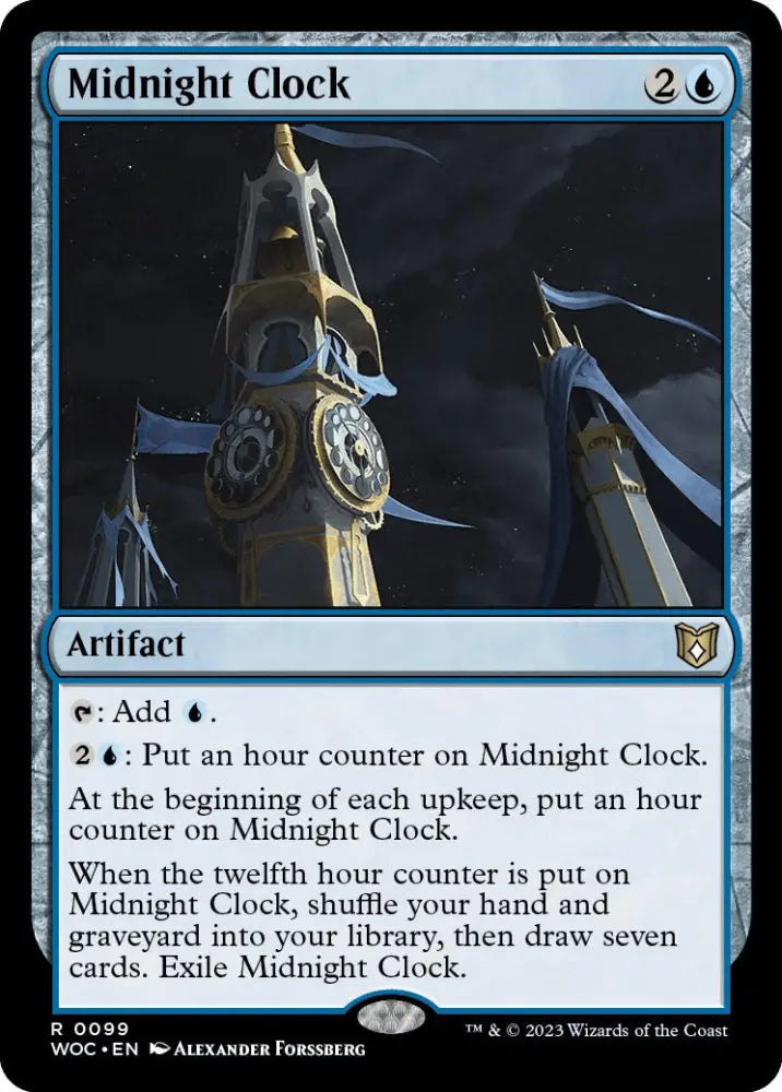 Midnight Clock [Wilds of Eldraine Commander] - MTG Single